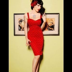 DEADLY DAMES VAMP DRESS Small, NWT